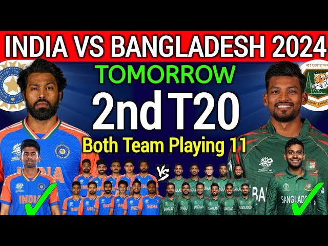 India vs Bangladesh 2nd T20 Playing-11 2024