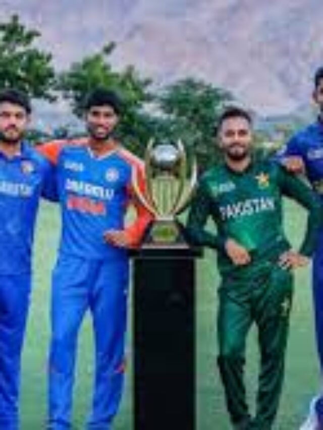 India U-19 vs Pakistan U-19 Asia Cup 3rd Match Live Score.